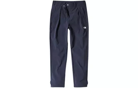 Трикотажные спортивные штаны женские темно-синие The North Face, темно-синий