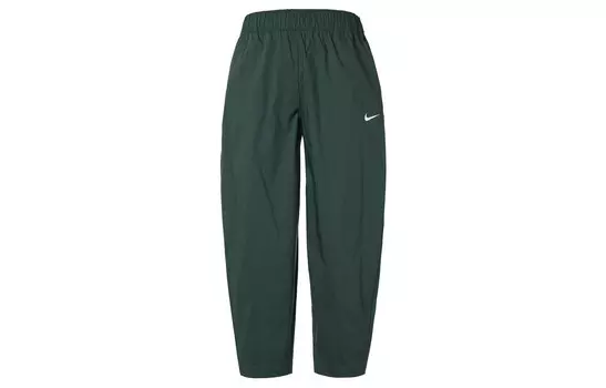 Трикотажные спортивные штаны женские зеленые Nike