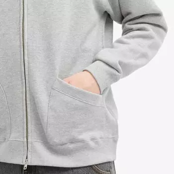 Трикотажный бомбер Beams Plus на молнии, серый