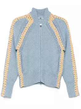 Трикотажный бомбер Ermanno Scervino, синий