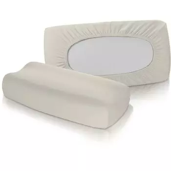 Трикотажный чехол Fleuresse Vital-Comfort на фарфоровую подушку для поддержки шеи