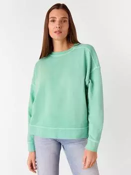 Трикотажный джемпер свободного кроя Whistles, зеленый