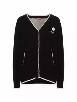 Трикотажный кардиган Boke Flower Kenzo, черный