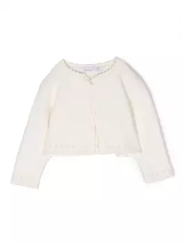 Трикотажный кардиган Patachou, белый