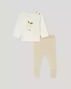 Трикотажный комплект Baby El Corte Ingls, коричневый