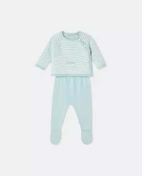 Трикотажный комплект для мальчика Coconut El Corte Ingls, светло-зеленый