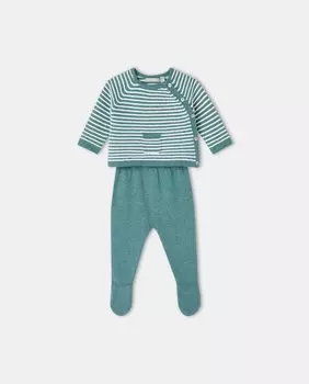 Трикотажный комплект для мальчика Coconut El Corte Ingls, темно-зеленый