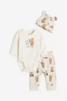 Трикотажный комплект из трех предметов H&M