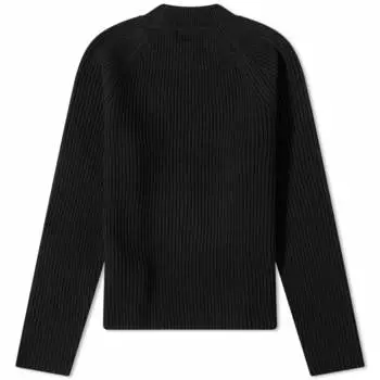 Трикотажный крючок в рубчик с логотипом AMI Paris