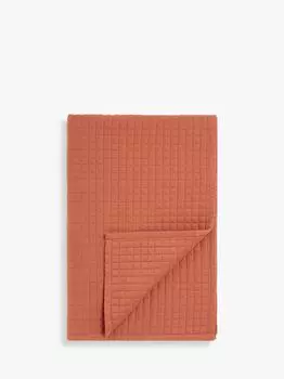 Трикотажный плед John Lewis, ярко-оранжевый