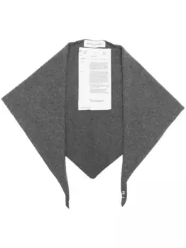 Трикотажный шарф extreme cashmere, серый