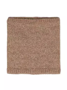 Трикотажный шарф RANRA, коричневый