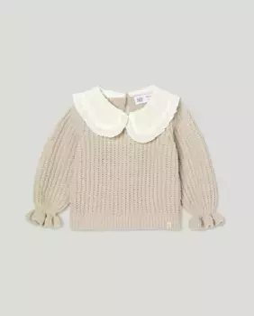 Трикотажный свитер для девочки Baby El Corte Ingls, цвет 120 Crudo