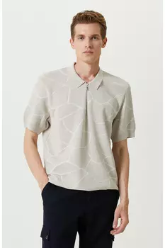 Трикотажный свитер N-tech Stone Color Network, серый