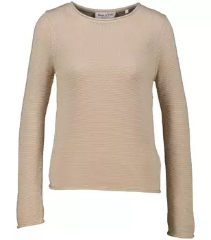 Трикотажный свитер обычного кроя Marc O'Polo, бежевый