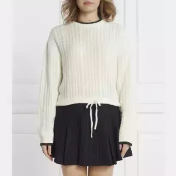 Трикотажный свитер обычного кроя с добавлением шерсти Pepe Jeans London, белый