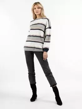 Трикотажный свитер оверсайз Usha, мультиколор