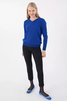 Трикотажный свитер Saks с V-образным вырезом ALL DAY