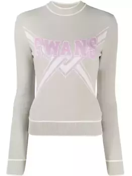 Трикотажный свитер Swans OFF-WHITE, нейтральный