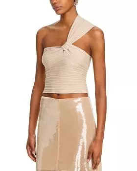 Трикотажный топ Aisha Line & Dot, слоновая кость/кремовый