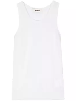 Трикотажный топ без рукавов AERON, белый