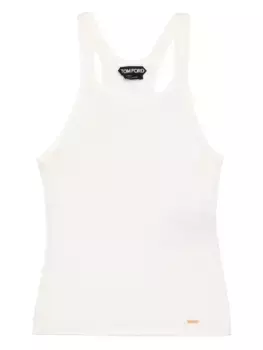 Трикотажный топ без рукавов TOM FORD, нейтральный