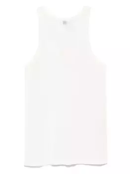 Трикотажный топ без рукавов TOTEME, белый