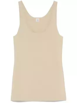 Трикотажный топ без рукавов TOTEME, нейтральный