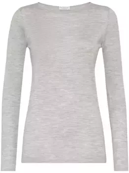 Трикотажный топ Brunello Cucinelli, серый