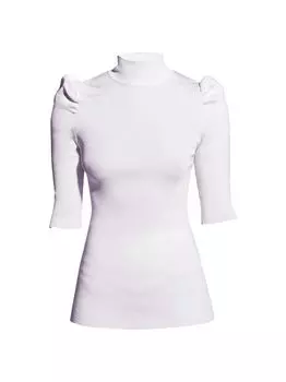 Трикотажный топ Callisto AS by DF, белый