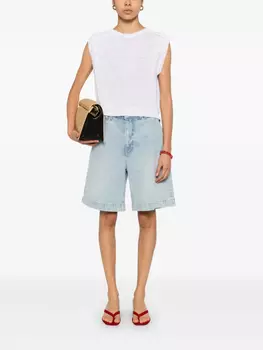 Трикотажный топ Daniele Fiesoli, белый