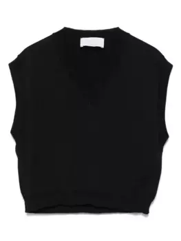 Трикотажный топ Daniele Fiesoli, черный