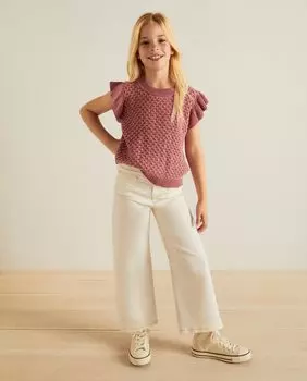 Трикотажный топ для девочки Coconut El Corte Ingls, розовый