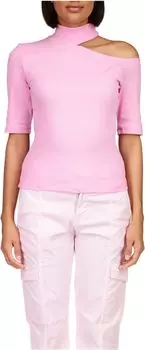 Трикотажный топ Half My Heart Sanctuary, цвет Pink No.3