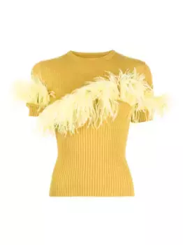 Трикотажный топ High Kick La DoubleJ, желтый