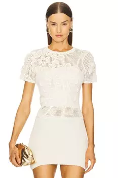Трикотажный топ Ileana от Cult Gaia, off white