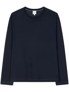 Трикотажный топ из органического хлопка Paul Smith, синий