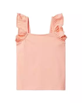 Трикотажный топ Janie and Jack с развевающимися рукавами, мультиколор