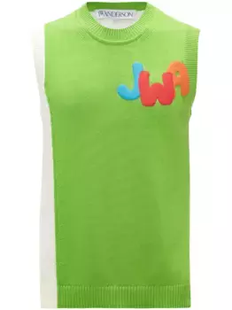 Трикотажный топ JWA JW ANDERSON, зеленый