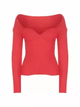 Трикотажный топ Magda Butrym, красный