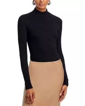 Трикотажный топ металлик FRAME, черный