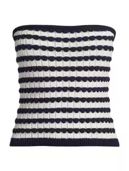 Трикотажный топ Parker в полоску Splendid, цвет navy stripe