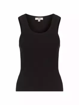 Трикотажный топ Poppy Agolde, черный