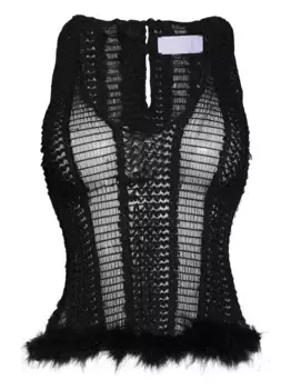 Трикотажный топ Roberta Einer, черный