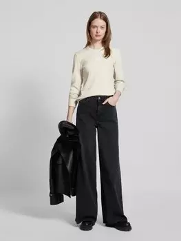 Трикотажный топ с длинными рукавами «CASTA» Bash, экрю