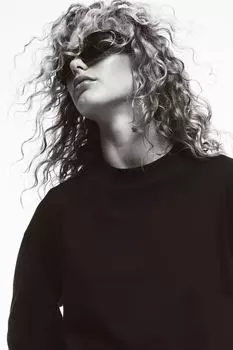 Трикотажный топ с длинными рукавами H&M