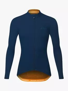 Трикотажный топ с длинными рукавами Hors Categorie Le Col, темно-синий/шафран