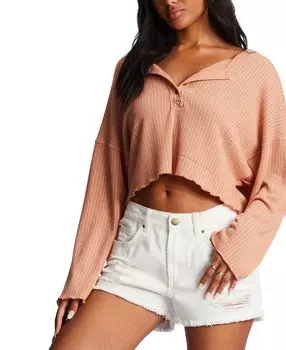 Трикотажный топ с длинными рукавами junior's come again Billabong, мульти