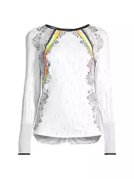 Трикотажный топ с принтом Paisley In Love Lucky In Love, белый