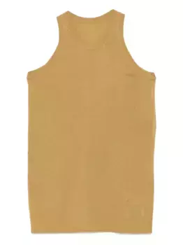 Трикотажный топ с воротником-борцовкой Frenckenberger, золотой